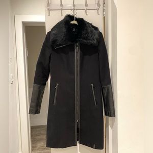 Rudsak Women’s Winter Coat with Fur Collar